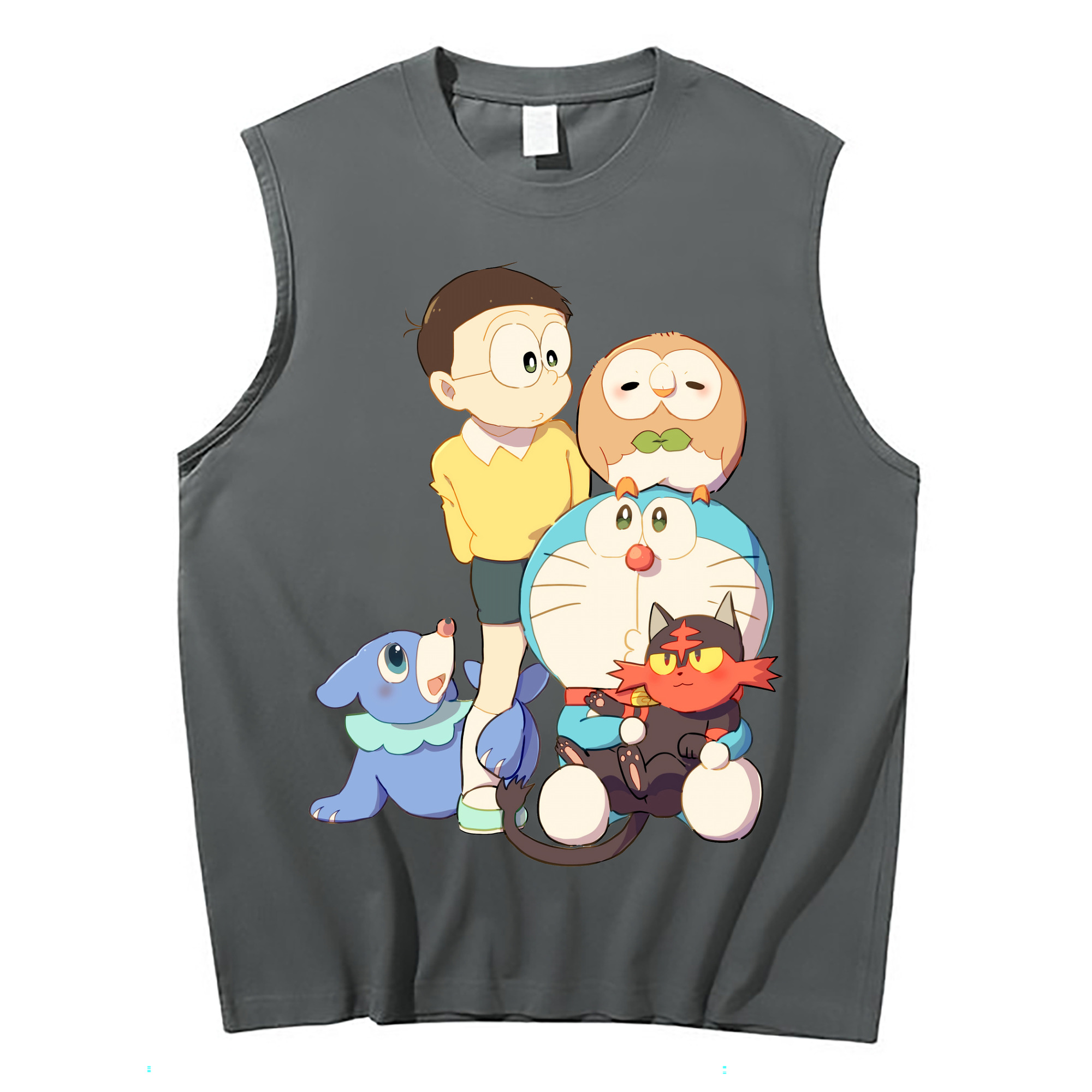 （画像用） ドラえもん Doraemon コットン100％タンクトップ（フロントプリント）